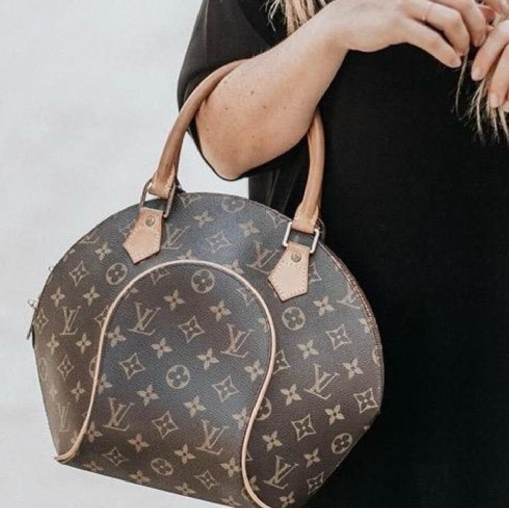 LOUIS VUITTON 1998 Monogram Ellipse Satchel PM - Picture 1 of 16